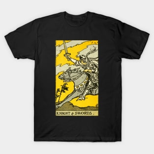 Tarot Card Knight And Swords T-Shirt